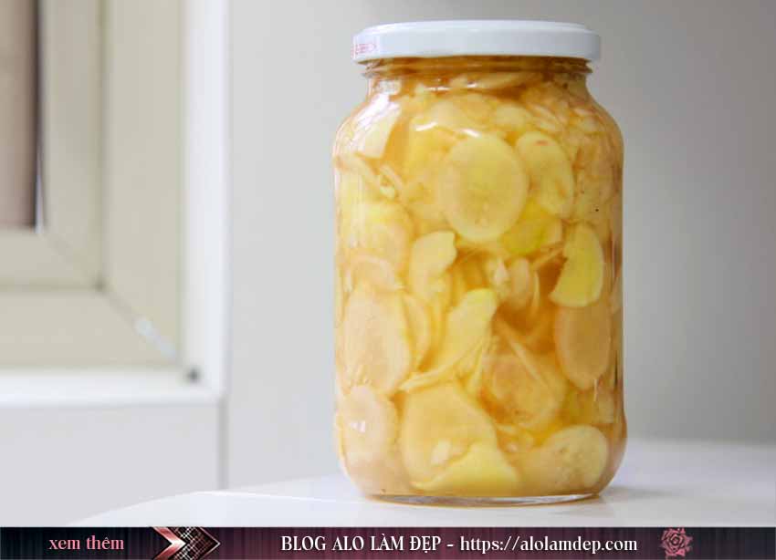 Nghệ ngâm mật ong làm đẹp da