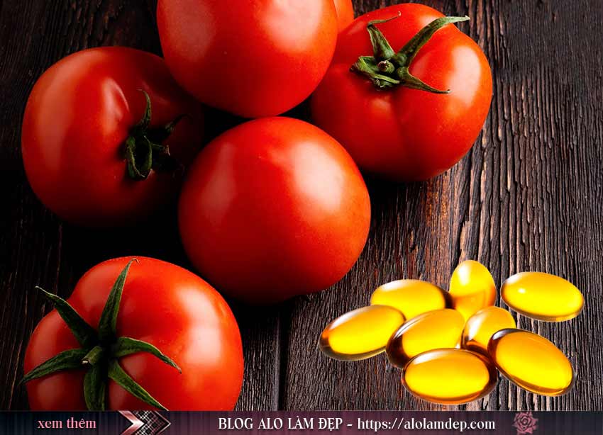 Làm đẹp từ cà chua và vitamin E