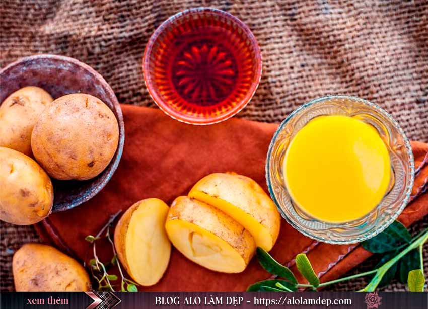 Mặt nạ khoai tây, mật ong và trứng gà