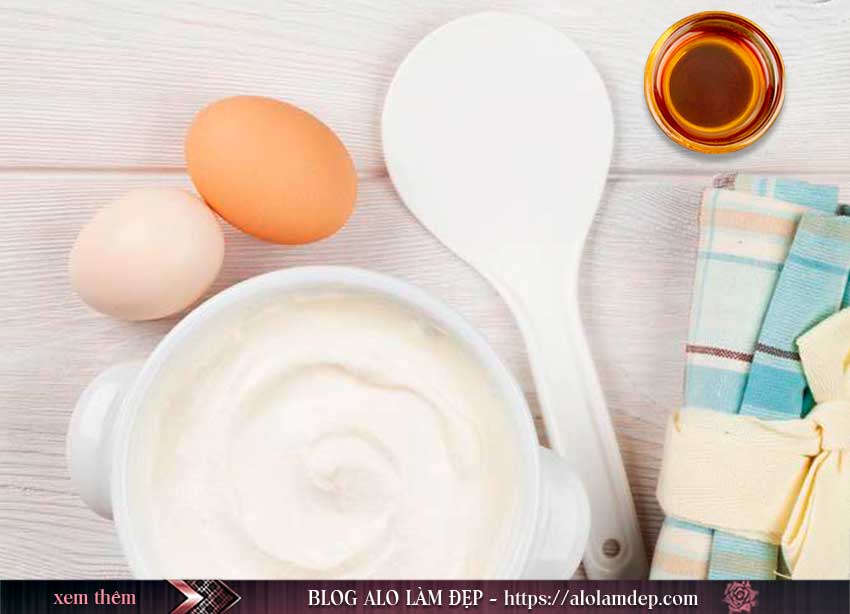 Cách làm đẹp từ sữa chua và mật ong cùng trứng gà
