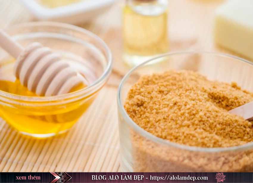 Làm đẹp da với mật ong và đường nâu