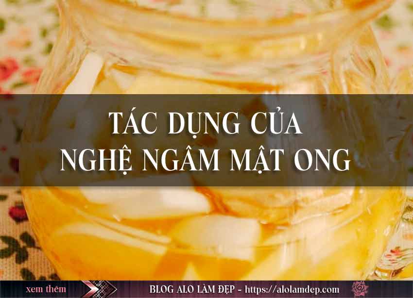 Nghệ ngâm mật ong trị mụn hiệu quả