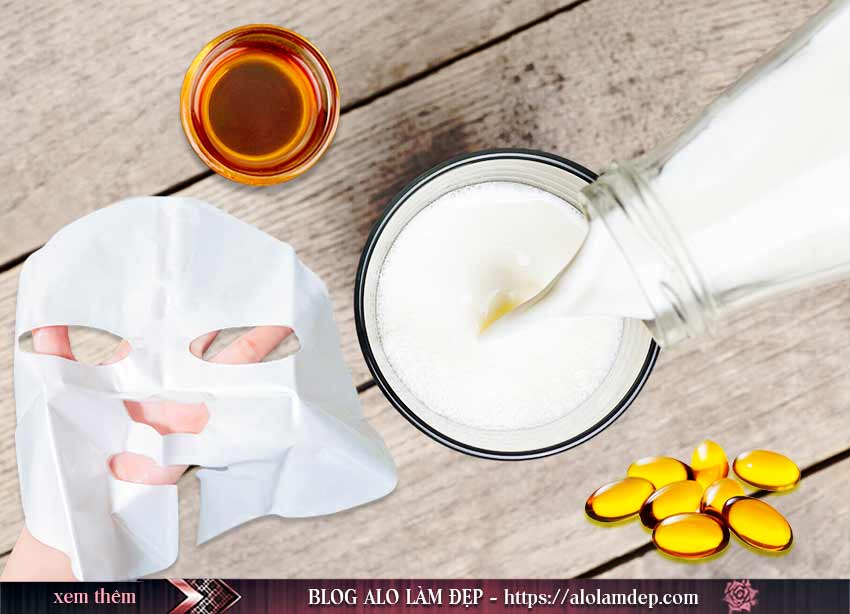 Cách làm đẹp bằng vitamin e và mật ong và sữa tươi