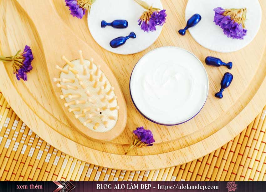 Tóc đẹp cùng vitamin E và sữa chua không đường