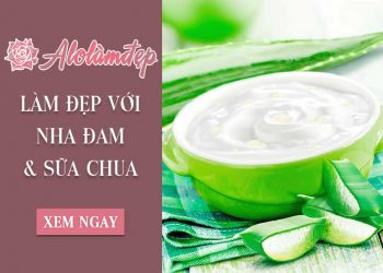 Cách làm mặt nạ nha đam sữa chua để sở hữu làn da gợi cảm