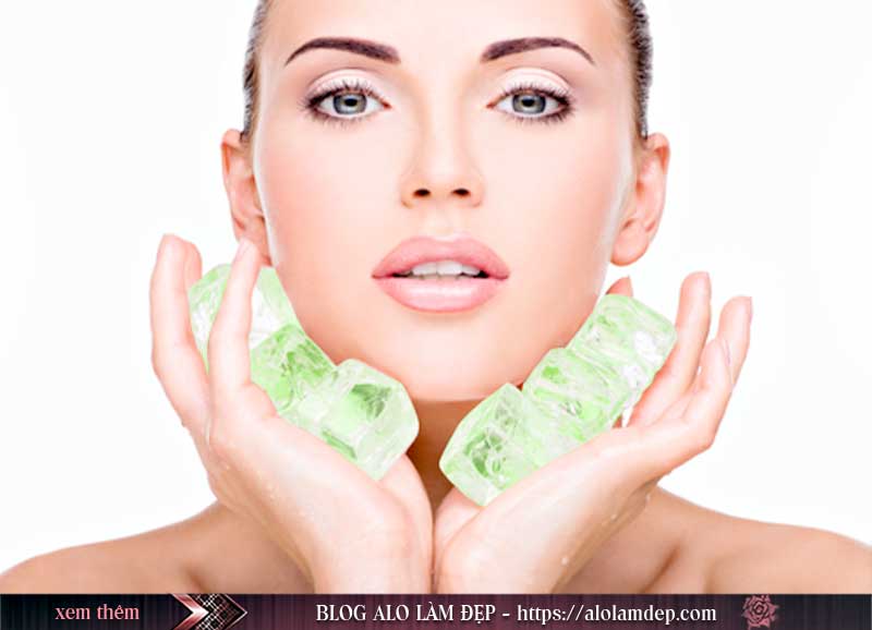 Cách làm đẹp bằng nha đam đông đá 