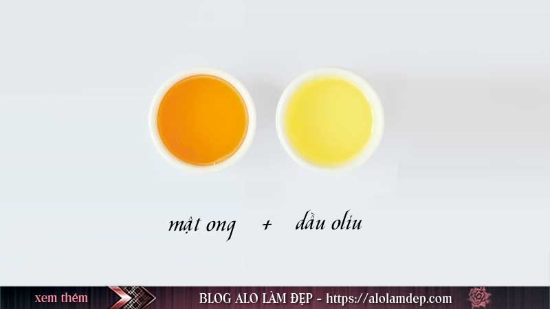 Cách dùng dầu oliu làm đẹp da mặt - Mặt nạ dầu oliu và mật ong