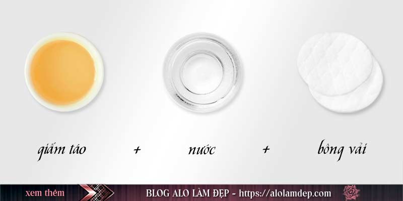 Cách làm giấm táo làm đẹp trị mụn hiệu quả