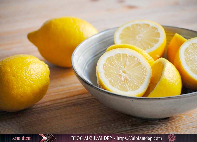 Cách làm đẹp từ chanh trị mụn đầu đen