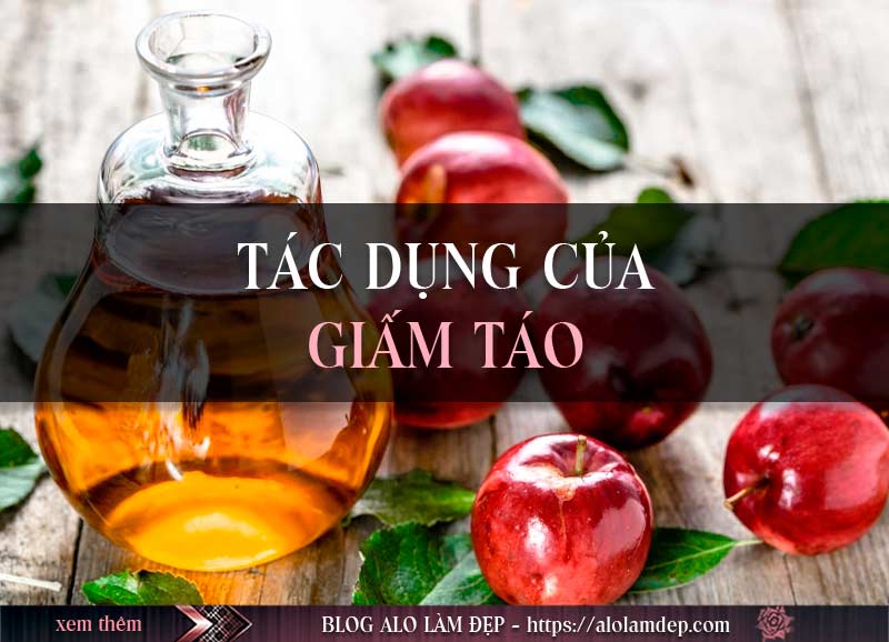 Công dụng của giấm táo trong làm đẹp