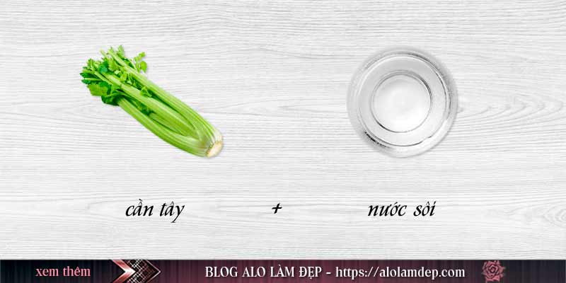 Nguyên liệu trị nám đẹp da bằng cần tây