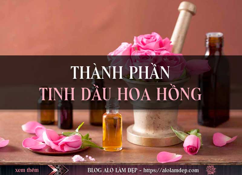 Thành phần trong tinh dầu hoa hồng là gì
