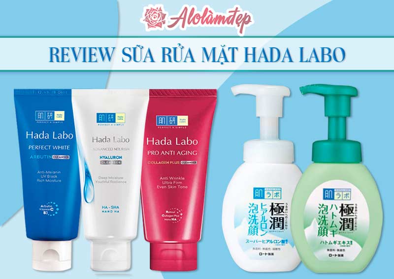 Review sữa rửa mặt Hada Labo