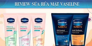 Review sữa rửa mặt Vaseline