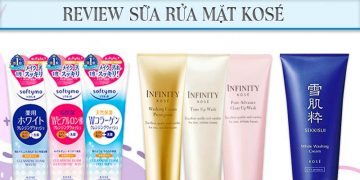 Review sữa rửa mặt Kose và 7 sản phẩm hot nhất hiện nay 