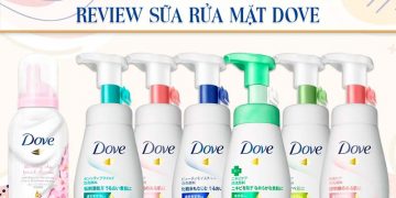 Review sữa rửa mặt Dove