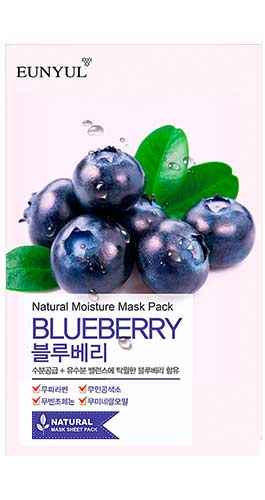 Eunyul Natural Moisture Mask Pack Blueberry