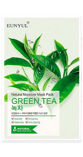 Eunyul Natural Moisture Mask Pack Green Tea