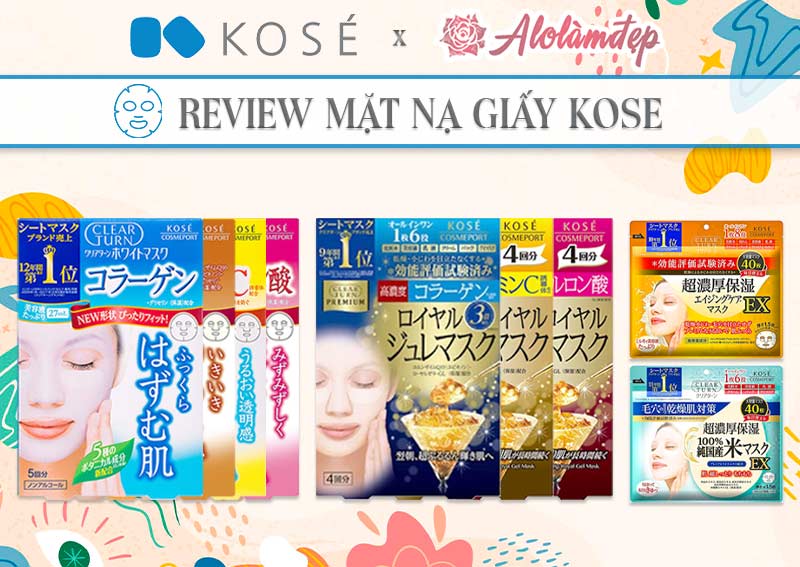 Review mặt nạ giấy Kose