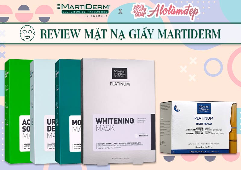 Review mặt nạ giấy Martiderm