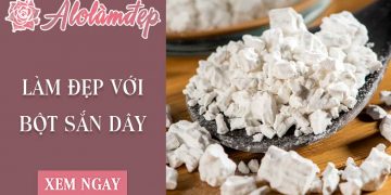 Cách làm đẹp với bột sắn dây