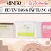 Review bông tẩy trang Miniso