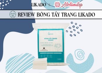 Review bông tẩy trang Likado