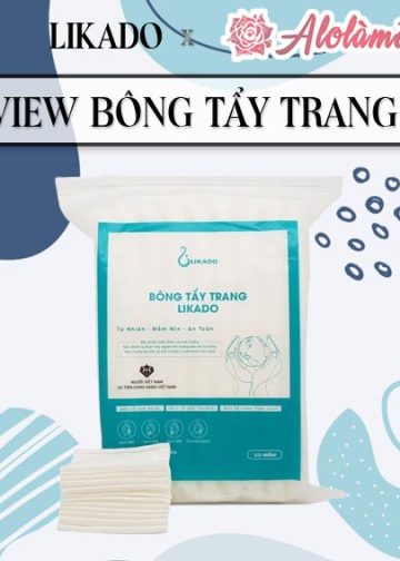 Review bông tẩy trang Likado