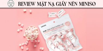 Review mặt nạ giấy nén Miniso